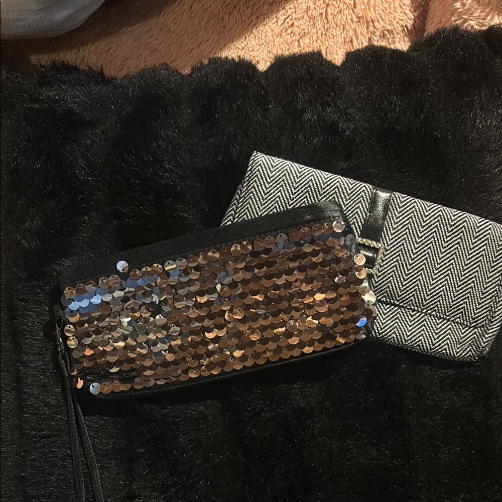 Sephora Black and Gold Clutch Elegant Evening Accessory